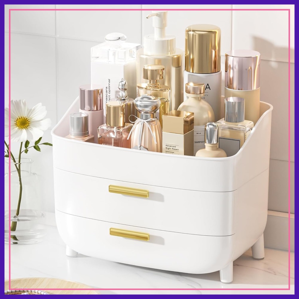 Skincare You - 3-Tier Skincare Makeup Organizer with Drawers