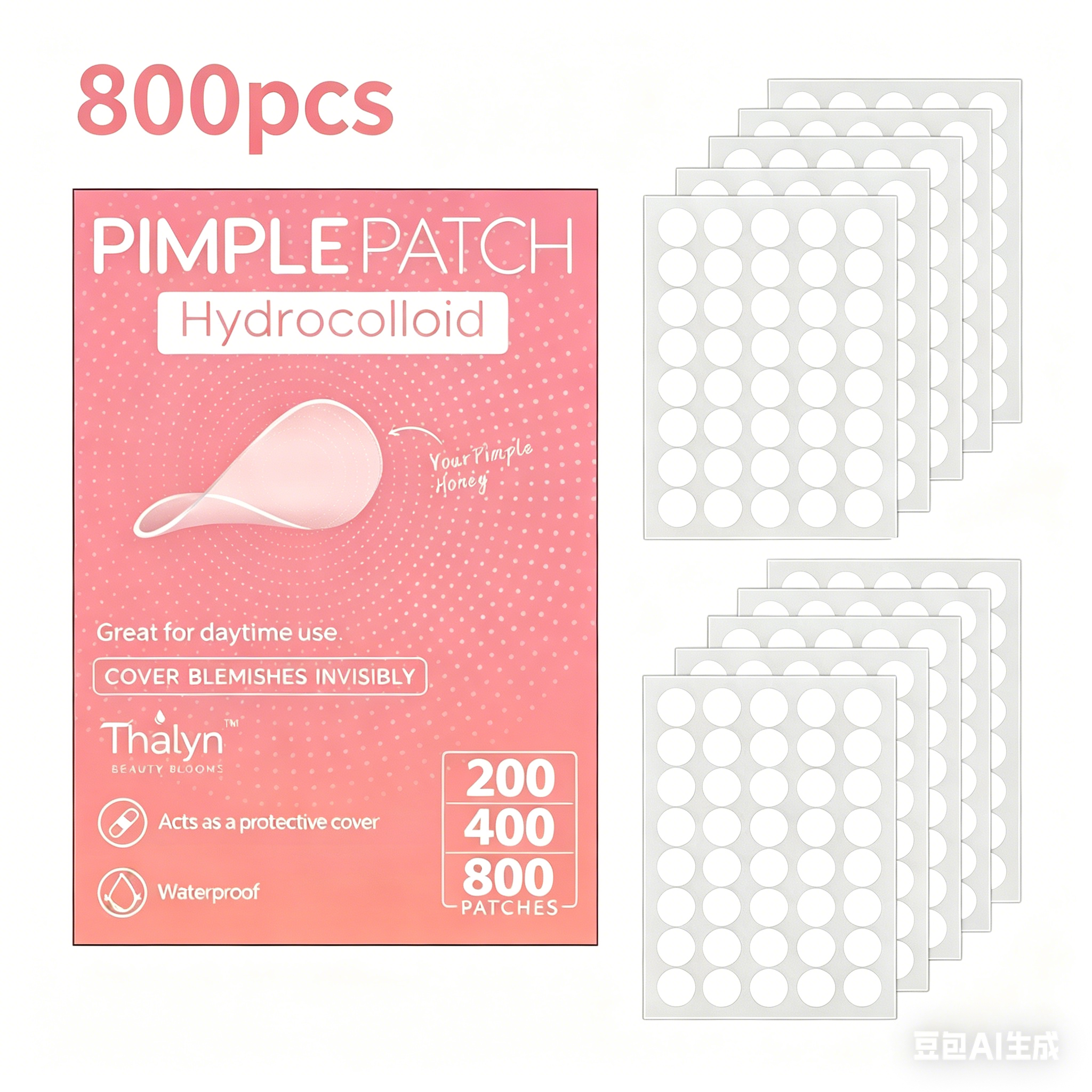 Skincare You - 800pcs Salicylic Acid & Hydrocolloid Invisible