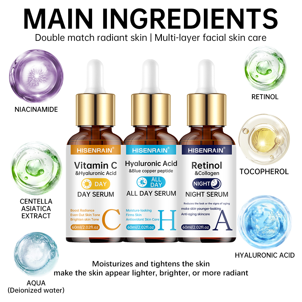 HISENRAIN Vitamin C + Retinol  - Snail Mucin Essence avis et prix