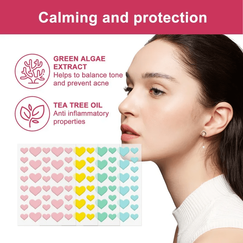 864PCS Cute Heart Shape Pimple - Skincare You avis et prix