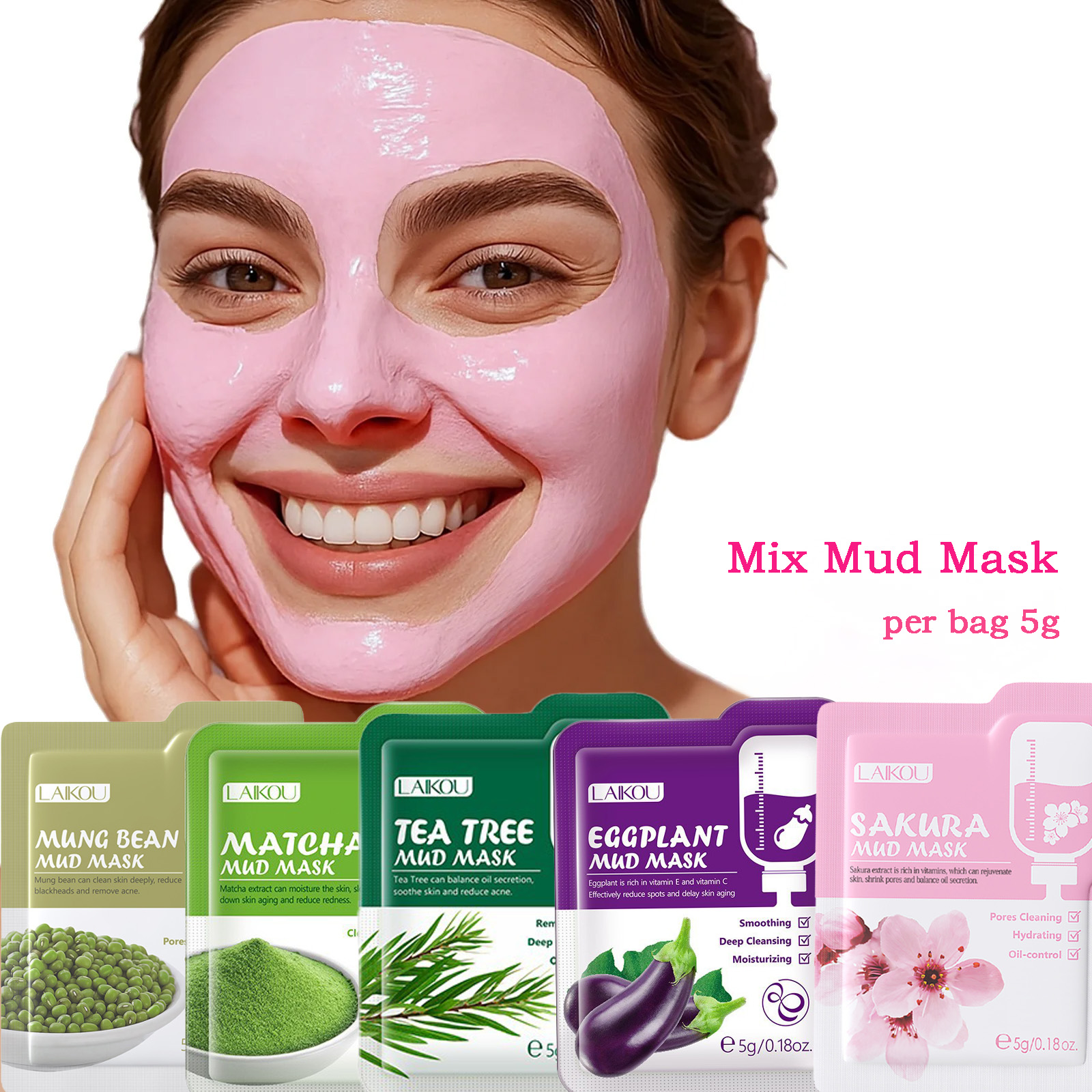 Purifying Clay Facial Mask in  - Skincare Oily Skin avis et prix