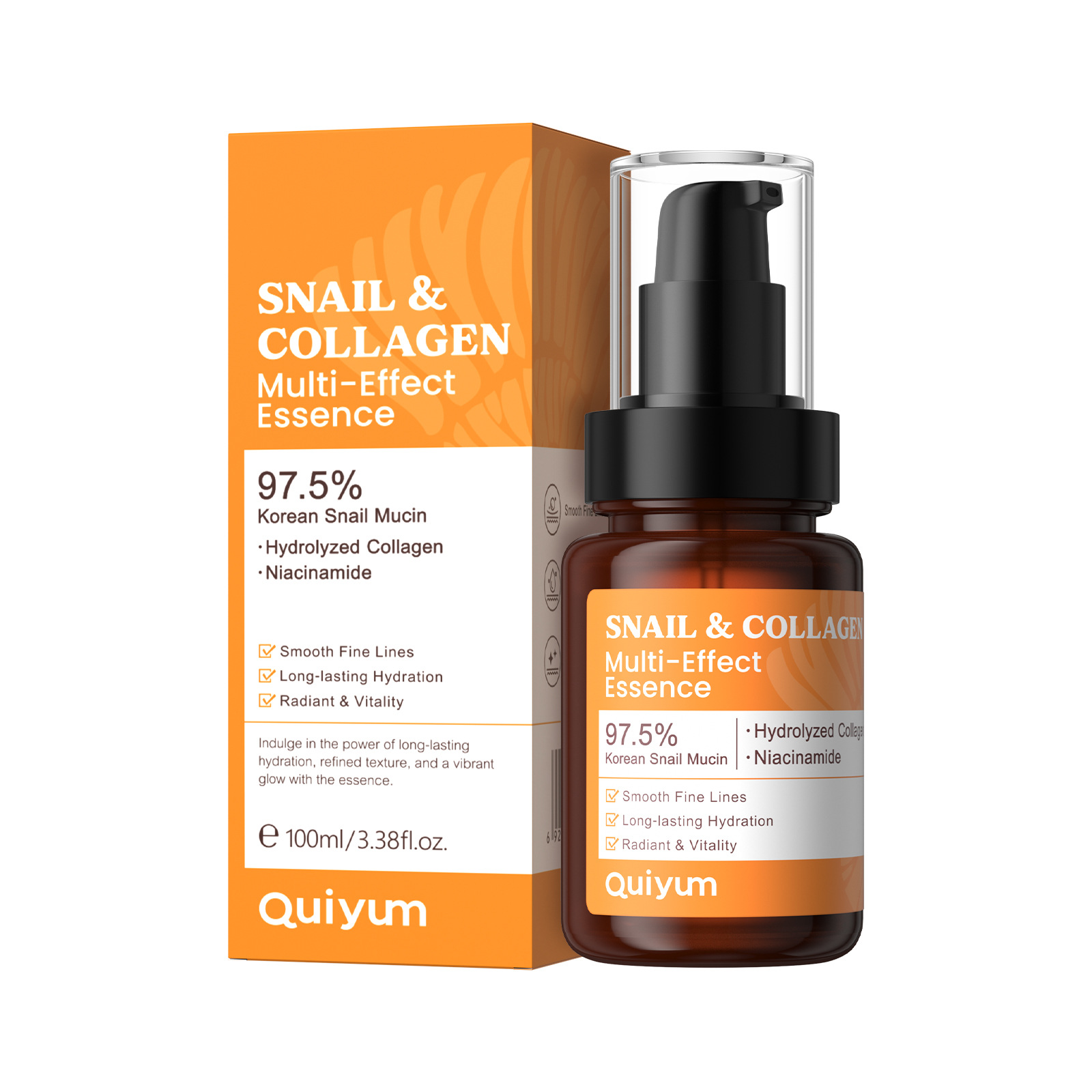 QUIYUM 100ml Snail Mucin Multi - Snail Mucin Essence avis et prix