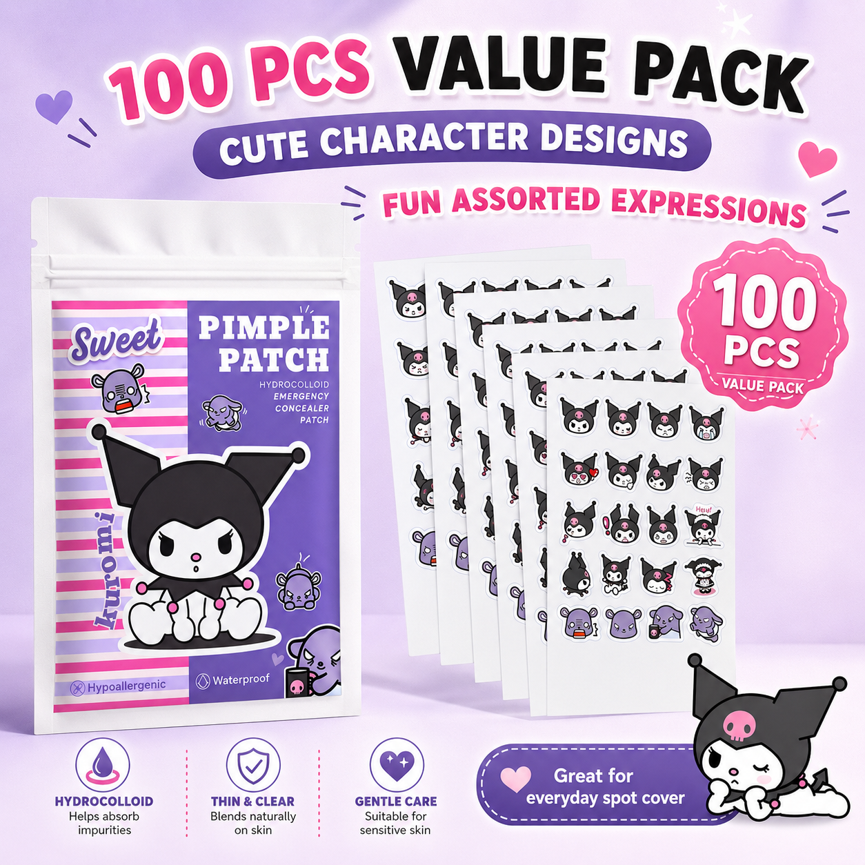 Hello Kitty Cute Pimple Patche - Skincare You avis et prix