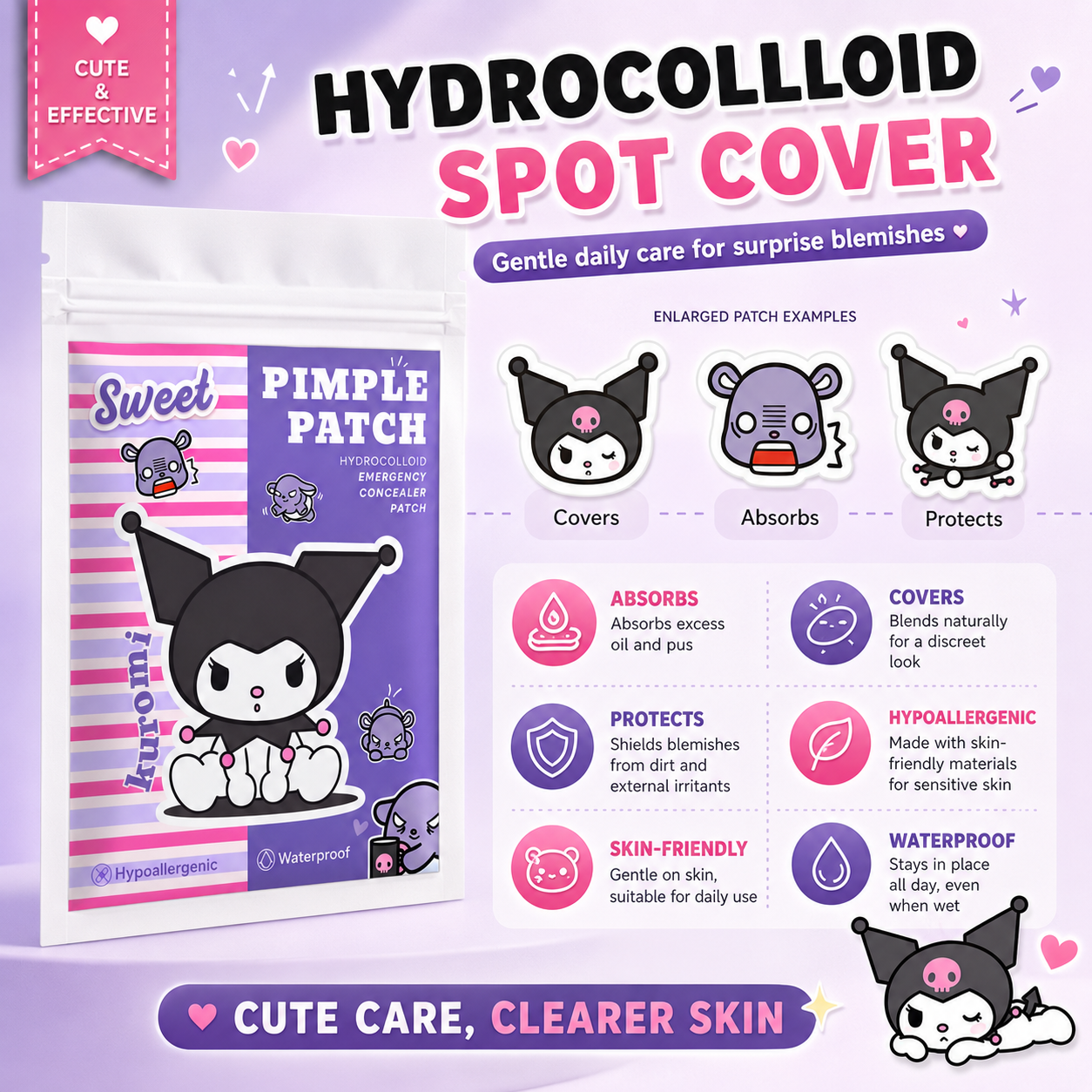 Hello Kitty Cute Pimple Patche - Skincare You avis et prix