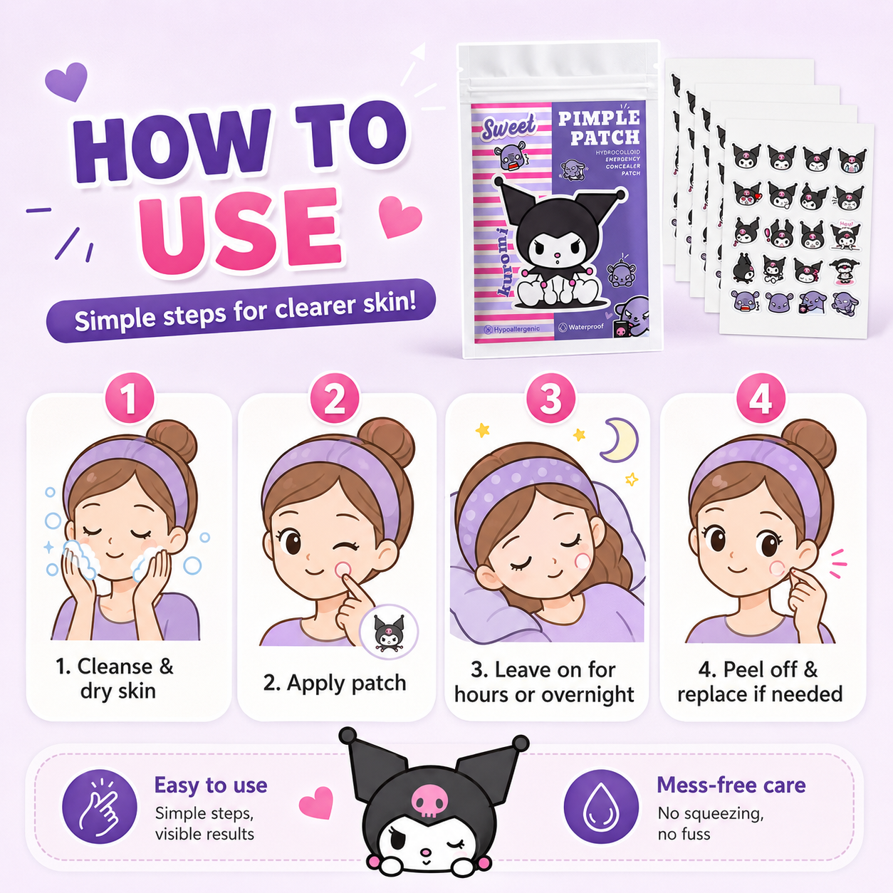 Hello Kitty Cute Pimple Patche - Skincare You avis et prix