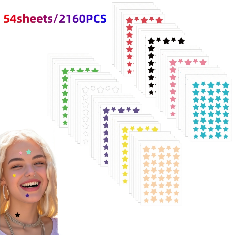 2160PCS Large Count Cute Star  - Skincare You avis et prix