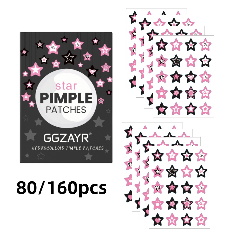 80/160pcs Star Acne Patch Set  - Skincare You avis et prix