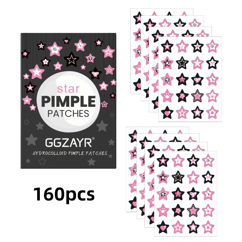 80/160pcs Star Acne Patch Set  - Skincare You avis et prix