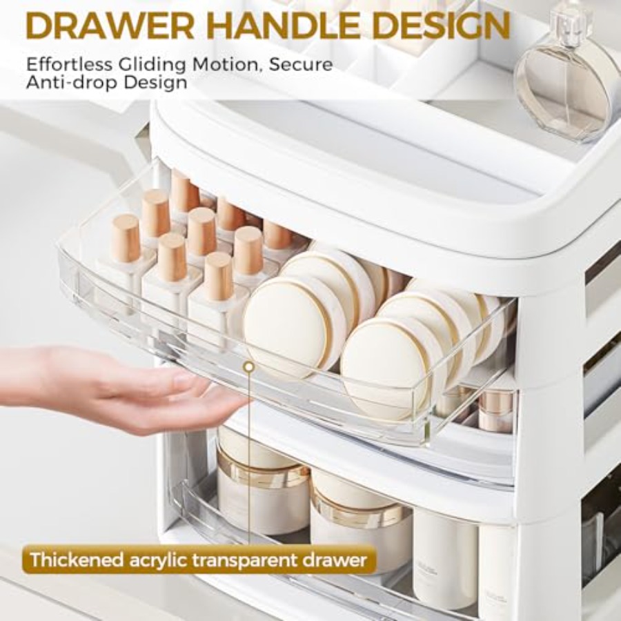 Rolling Cart with 6 Drawers Cl - Skincare You avis et prix