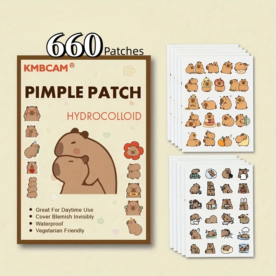 Capybara Shaped Pimple Patches - Skincare You avis et prix