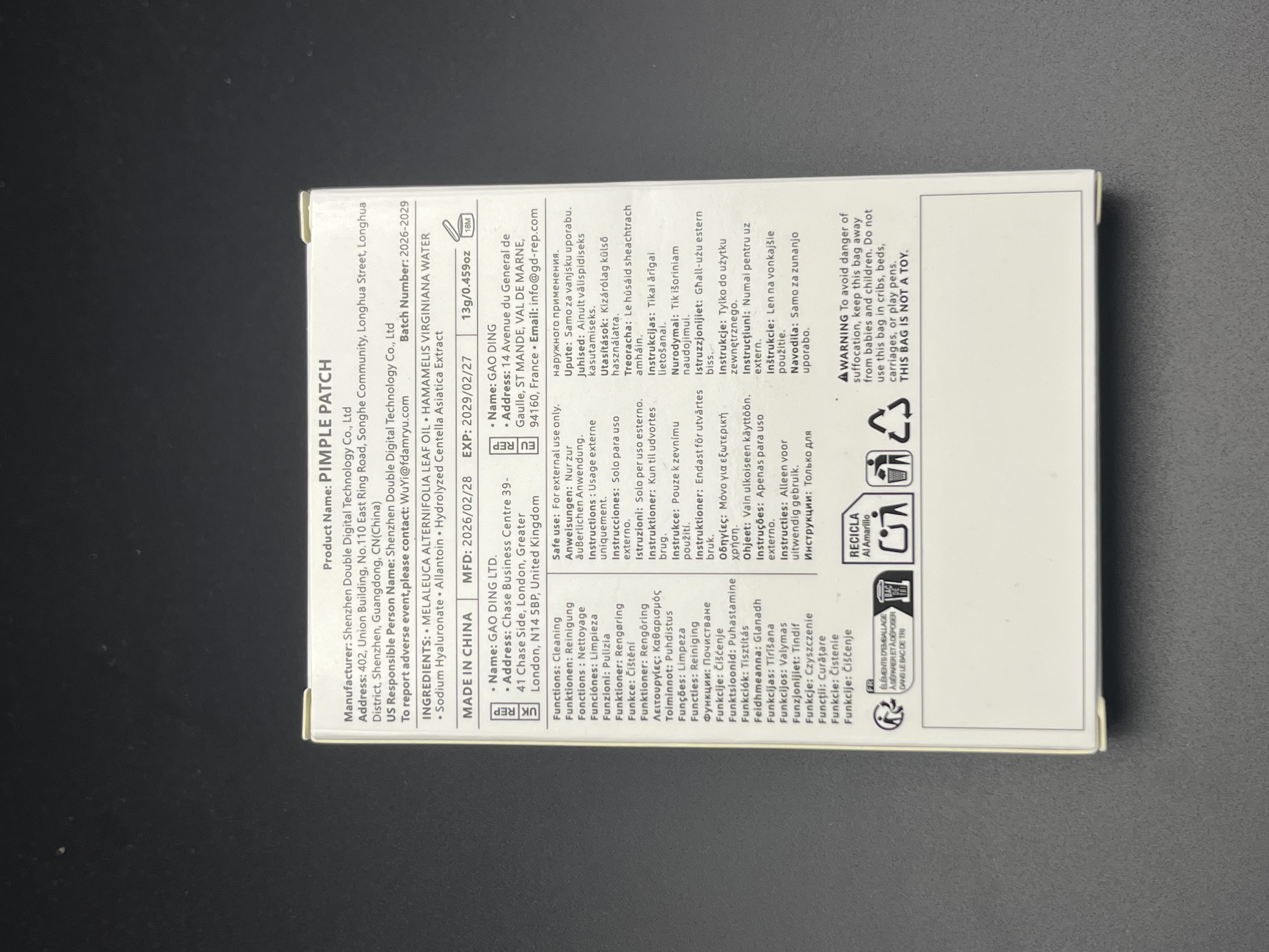 800pcs Salicylic Acid & Hydroc - Skincare You avis et prix