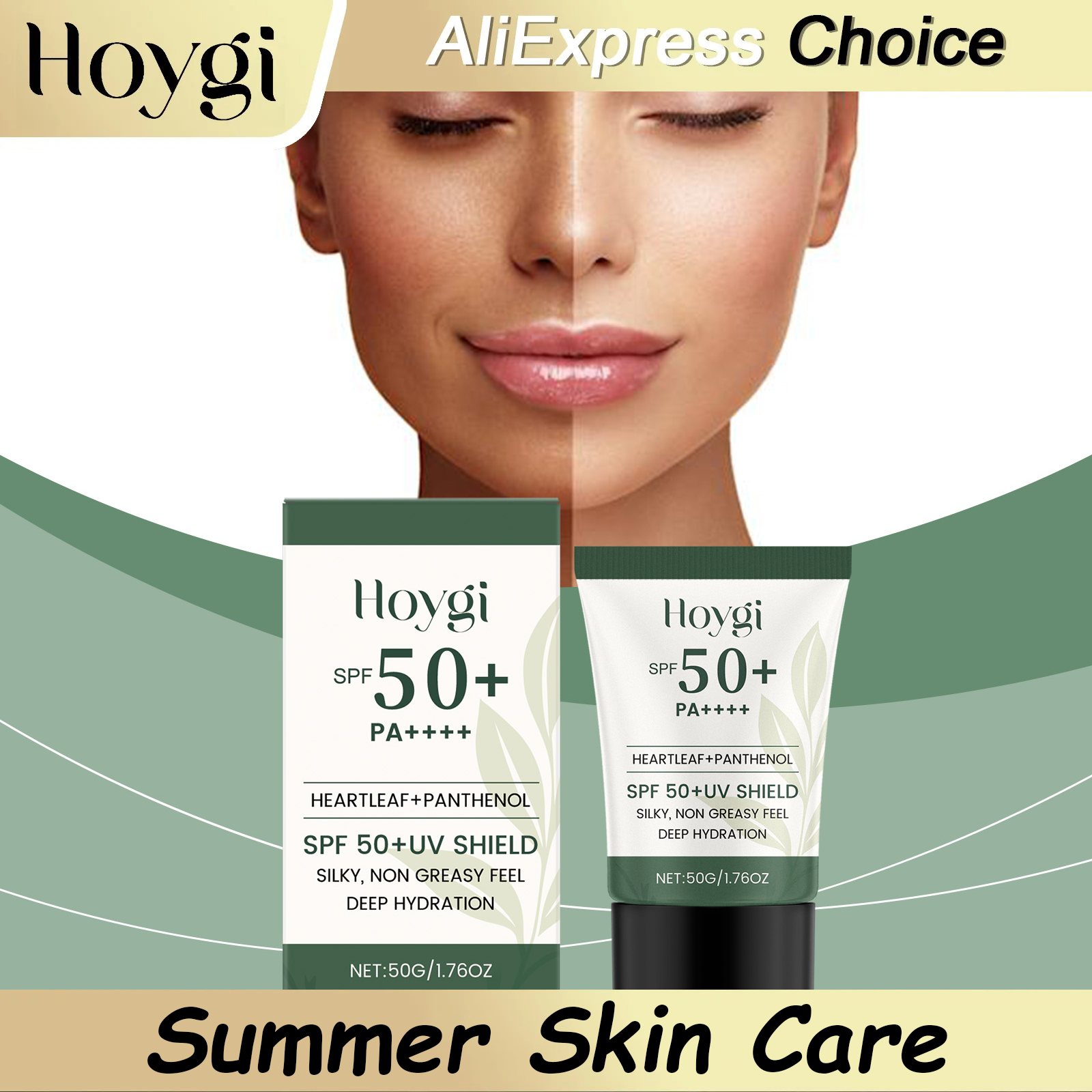HOYGI Face Cream Sunscreen Mat - Panthenol Repair Balm avis et prix