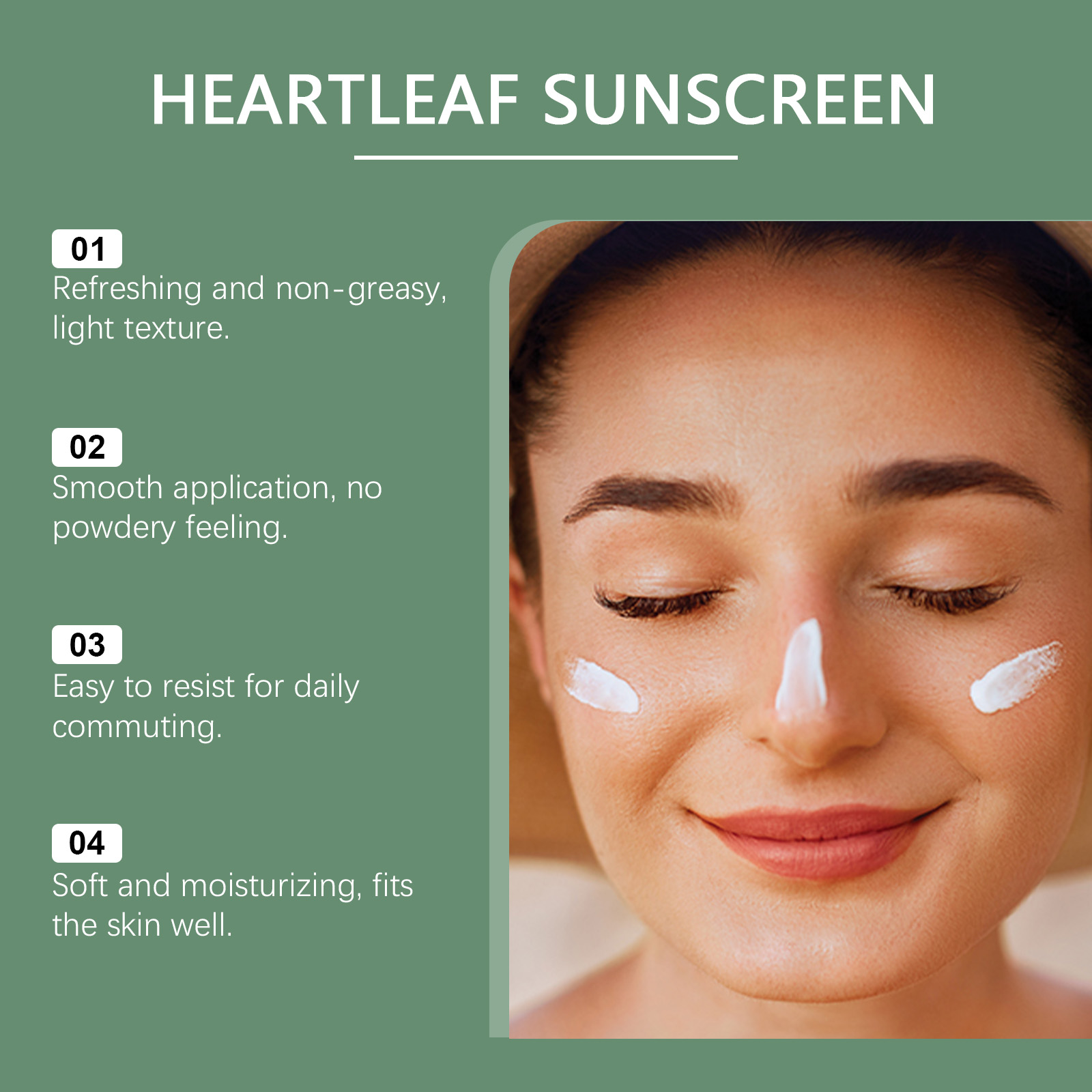 HOYGI Face Cream Sunscreen Mat - Panthenol Repair Balm avis et prix