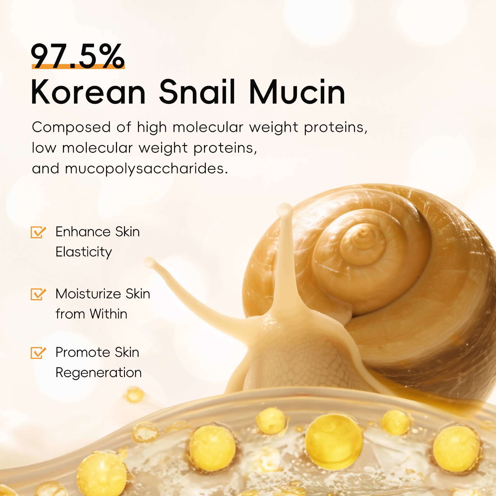 Quiyum Snail Mucin & Collagen  - Snail Mucin Essence avis et prix