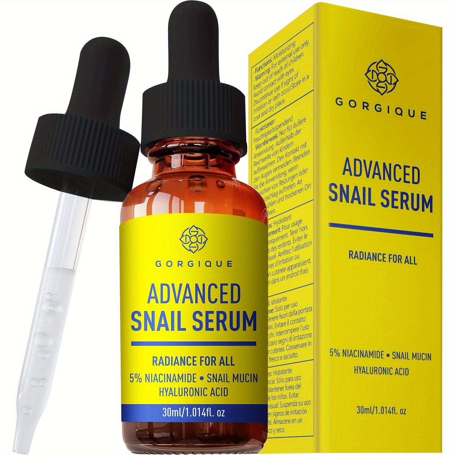 5% Niacinamide Snail Mucin 97. - Snail Mucin Essence avis et prix